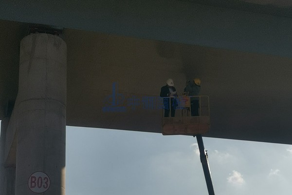 格顶盖互通匝道桥建筑材料检测